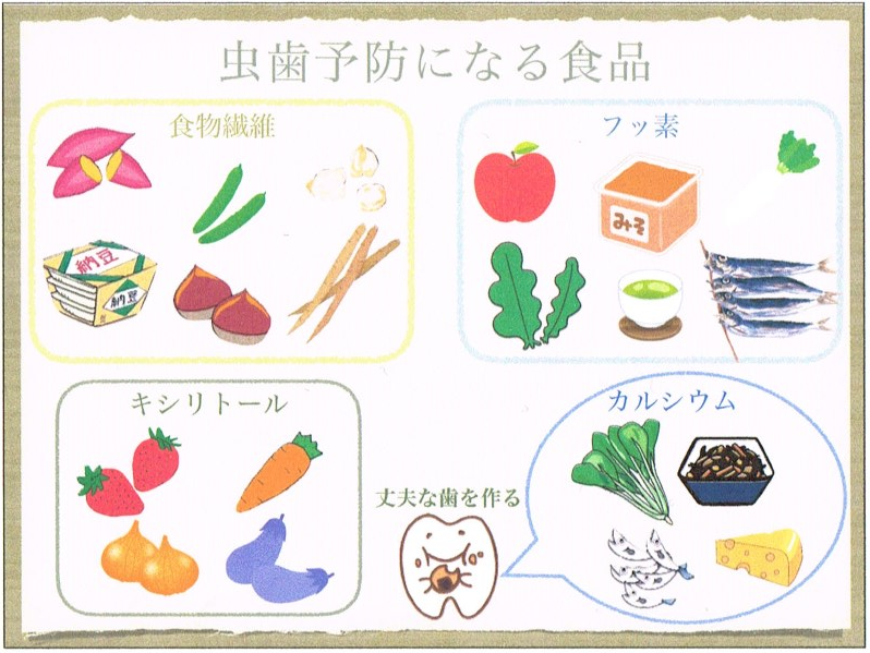 虫歯予防の食べ物　～虫歯になりにく食事のポイント～